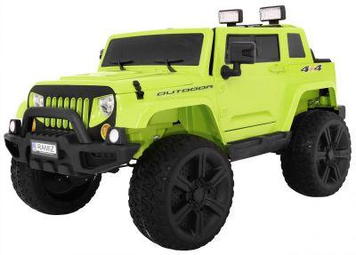 JEEP NA AKUMULATOR Pojazd elektryczny AUTO Mighty 4x4 ZIELONY HL-1668